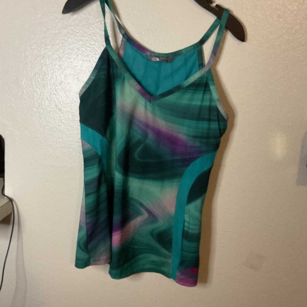 The North Face Teal and Purple Camisole